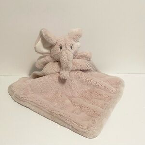 SL Home Fashions Elephant Lovey So Dreamy Pink Plush Security Blanket Girl Toy